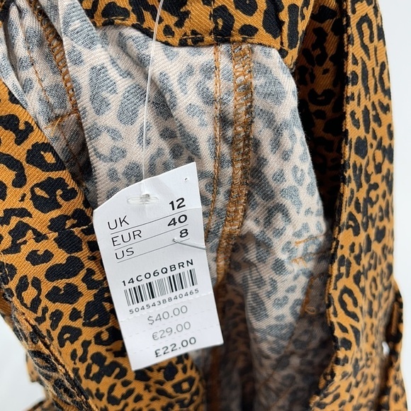 Topshop NWT Women’s paper bag shorts 8 - Picture 7 of 8